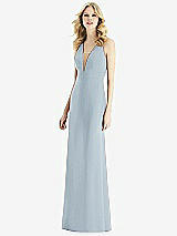 Front View Thumbnail - Mist & Light Nude Bella Bridesmaids Dress BB111