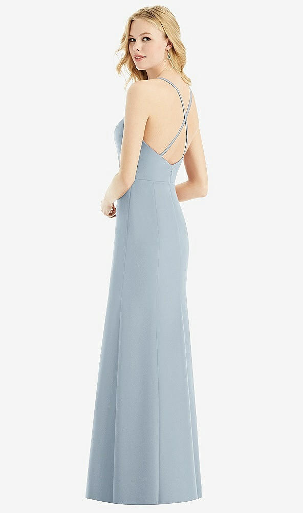 Back View - Mist & Light Nude Bella Bridesmaids Dress BB111