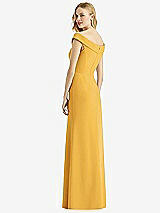 Rear View Thumbnail - NYC Yellow Bella Bridesmaids Dress BB112