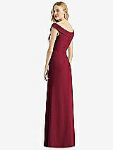 Rear View Thumbnail - Burgundy Bella Bridesmaids Dress BB112