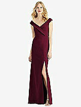 Front View Thumbnail - Cabernet Bella Bridesmaids Dress BB112