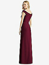 Rear View Thumbnail - Cabernet Bella Bridesmaids Dress BB112