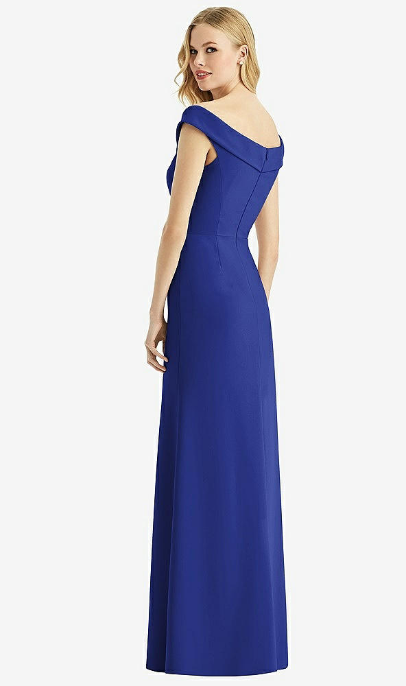 Back View - Cobalt Blue Bella Bridesmaids Dress BB112