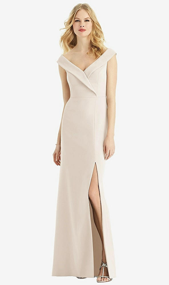 Front View - Oat Bella Bridesmaids Dress BB112