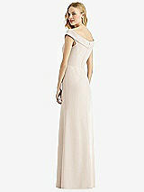 Rear View Thumbnail - Oat Bella Bridesmaids Dress BB112