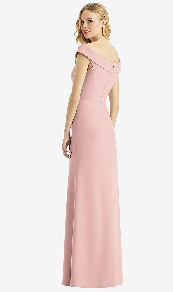 Back View - Rose - PANTONE Rose Quartz Bella Bridesmaids Dress BB112