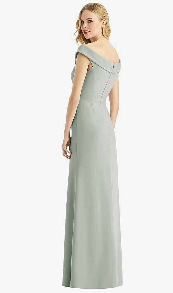 Back View - Willow Green Bella Bridesmaids Dress BB112