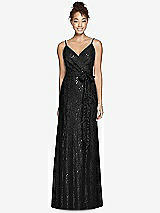 Front View Thumbnail - Black After Six Bridesmaid Dress 6787