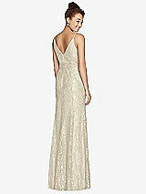 Rear View Thumbnail - Champagne After Six Bridesmaid Dress 6787