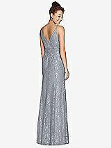 Rear View Thumbnail - Platinum After Six Bridesmaid Dress 6787