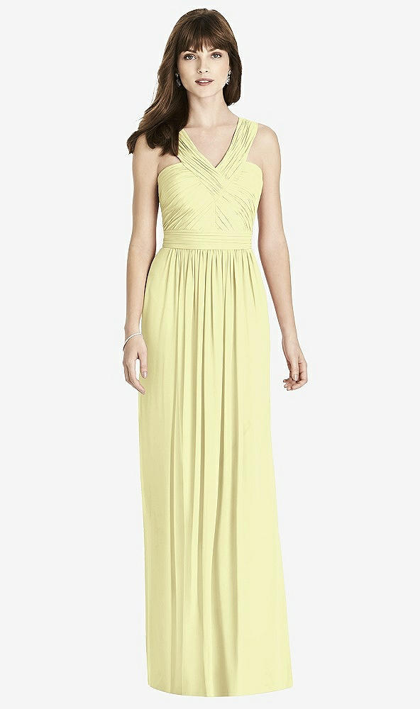 Front View - Butter Yellow After Six Bridesmaid Dress 6785