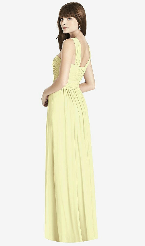 Back View - Butter Yellow After Six Bridesmaid Dress 6785