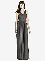 Front View Thumbnail - Caviar Gray After Six Bridesmaid Dress 6785