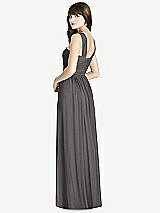 Rear View Thumbnail - Caviar Gray After Six Bridesmaid Dress 6785