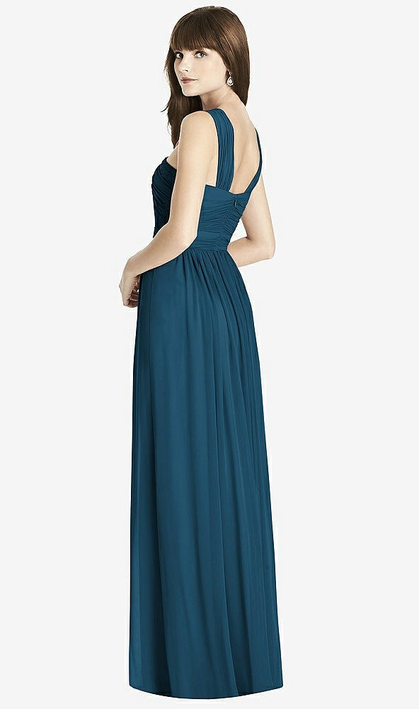 Back View - Atlantic Blue After Six Bridesmaid Dress 6785