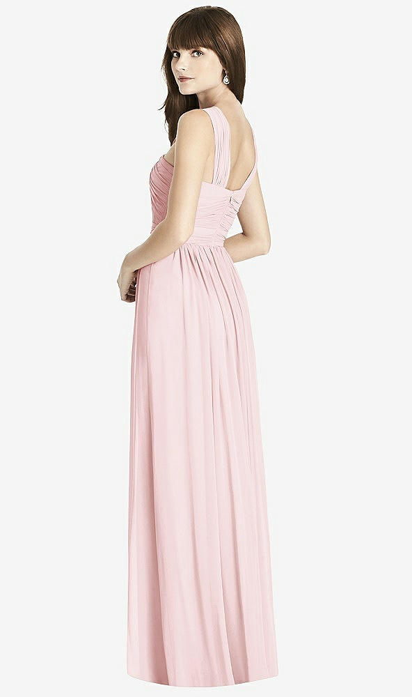 Back View - Ballet Pink After Six Bridesmaid Dress 6785