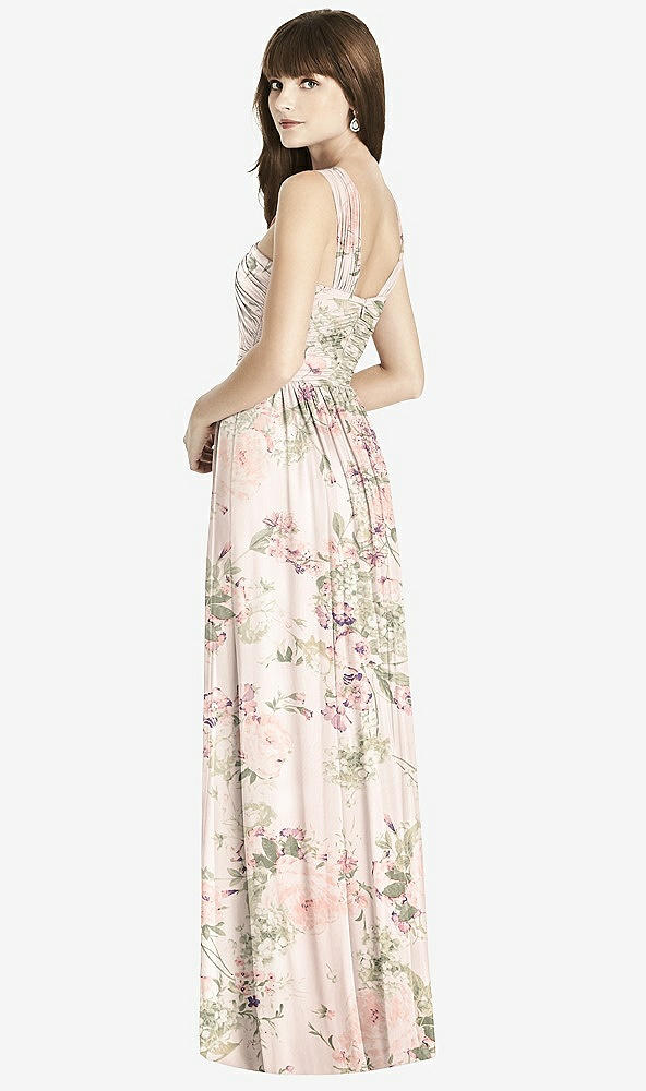 Back View - Blush Garden After Six Bridesmaid Dress 6785