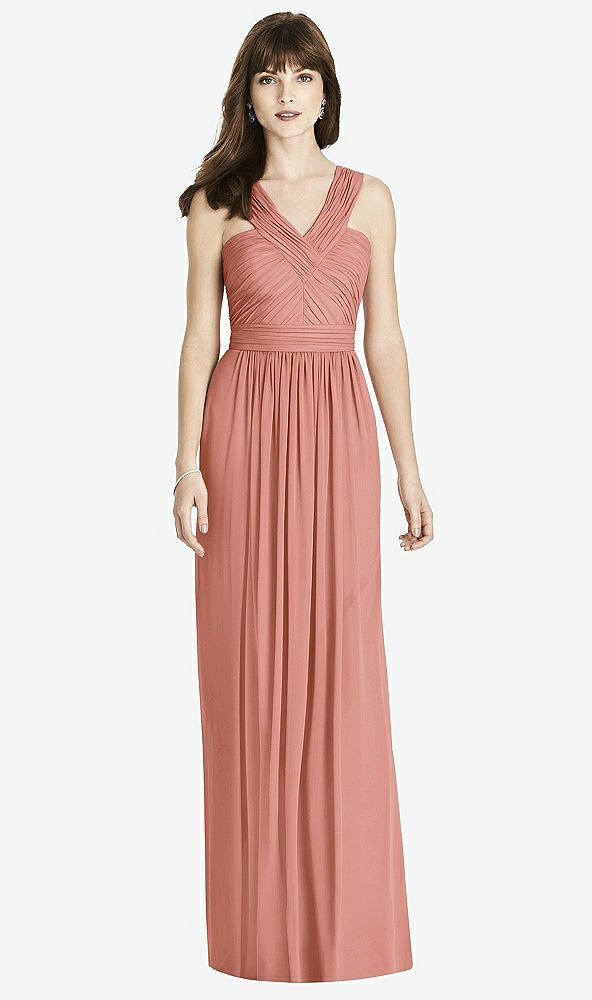 Front View - Desert Rose After Six Bridesmaid Dress 6785