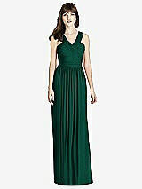 Front View Thumbnail - Hunter Green After Six Bridesmaid Dress 6785