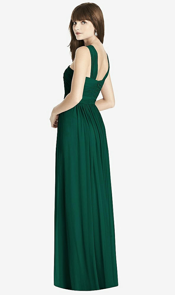 Back View - Hunter Green After Six Bridesmaid Dress 6785