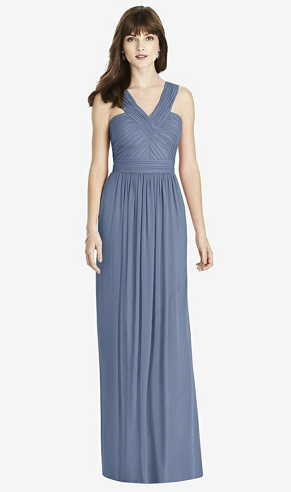 Front View - Larkspur Blue After Six Bridesmaid Dress 6785