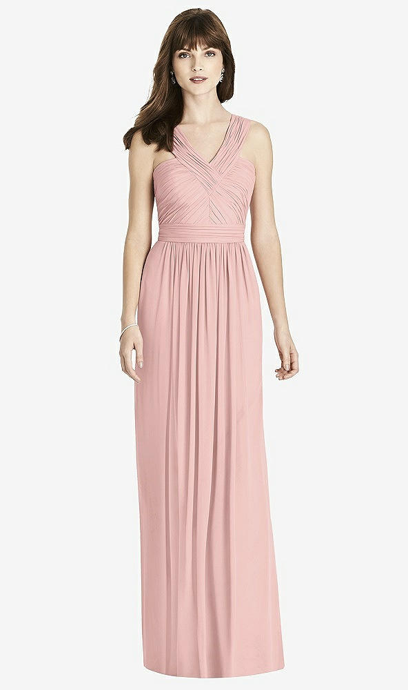 Front View - Rose - PANTONE Rose Quartz After Six Bridesmaid Dress 6785