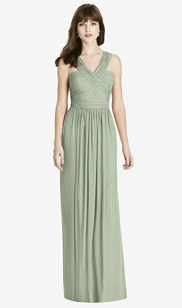 Front View - Sage After Six Bridesmaid Dress 6785