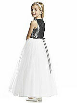 Rear View Thumbnail - Stardust Flower Girl Dress FL4057