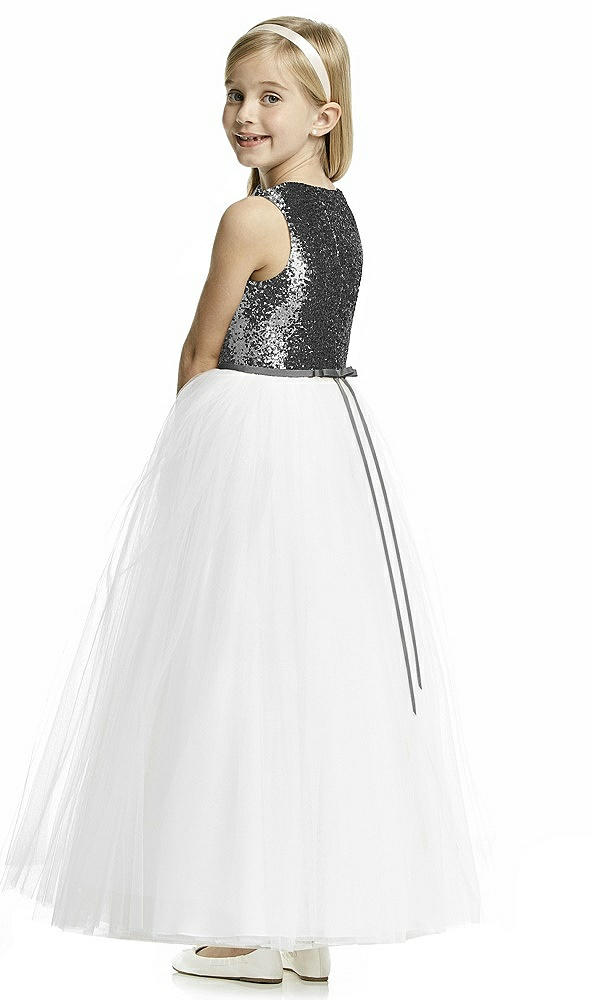 Back View - Stardust Flower Girl Dress FL4057