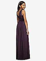 Rear View Thumbnail - Aubergine Dessy Collection Junior Bridesmaid Dress JR543