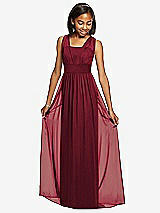 Front View Thumbnail - Burgundy Dessy Collection Junior Bridesmaid Dress JR543