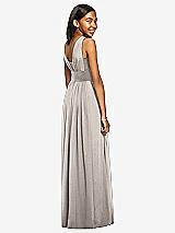 Rear View Thumbnail - Taupe Dessy Collection Junior Bridesmaid Dress JR543