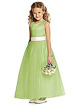 Front View Thumbnail - Mojito & Blush Flower Girl Dress FL4060