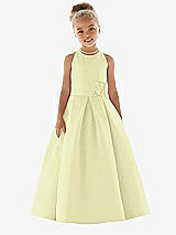 Front View Thumbnail - Butter Yellow Flower Girl Dress FL4059