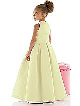 Rear View Thumbnail - Butter Yellow Flower Girl Dress FL4059