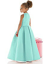 Rear View Thumbnail - Coastal Flower Girl Dress FL4059