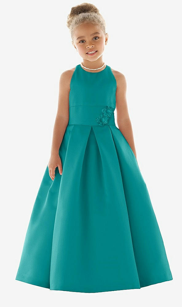 Front View - Jade Flower Girl Dress FL4059