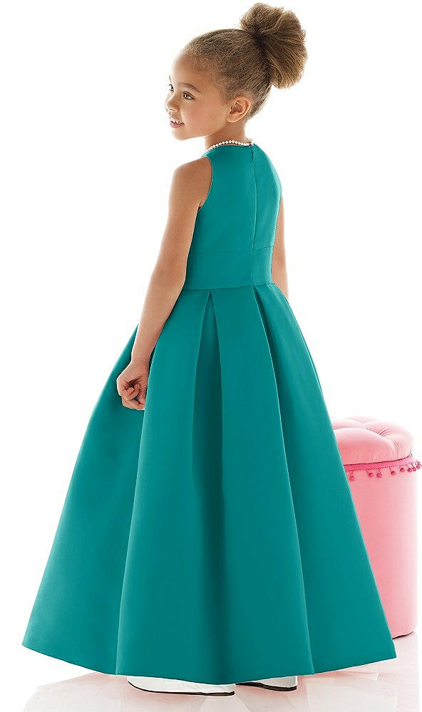 Back View - Jade Flower Girl Dress FL4059