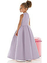 Rear View Thumbnail - Lilac Haze Flower Girl Dress FL4059