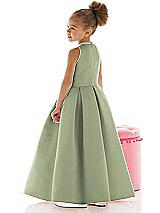 Rear View Thumbnail - Sage Flower Girl Dress FL4059