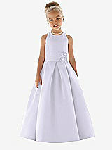 Front View Thumbnail - Silver Dove Flower Girl Dress FL4059