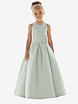 Front View Thumbnail - Willow Green Flower Girl Dress FL4059