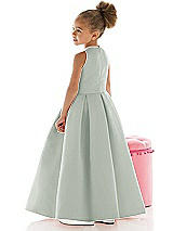 Rear View Thumbnail - Willow Green Flower Girl Dress FL4059