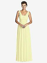 Front View Thumbnail - Butter Yellow Dessy Collection Bridesmaid Dress 3026