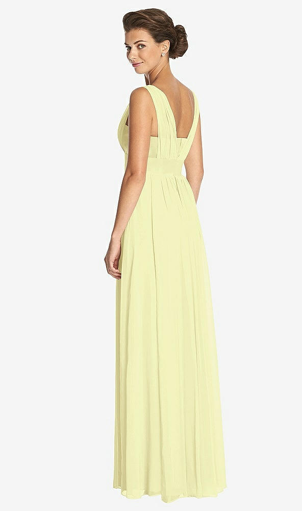 Back View - Butter Yellow Dessy Collection Bridesmaid Dress 3026