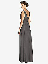 Rear View Thumbnail - Caviar Gray Dessy Collection Bridesmaid Dress 3026