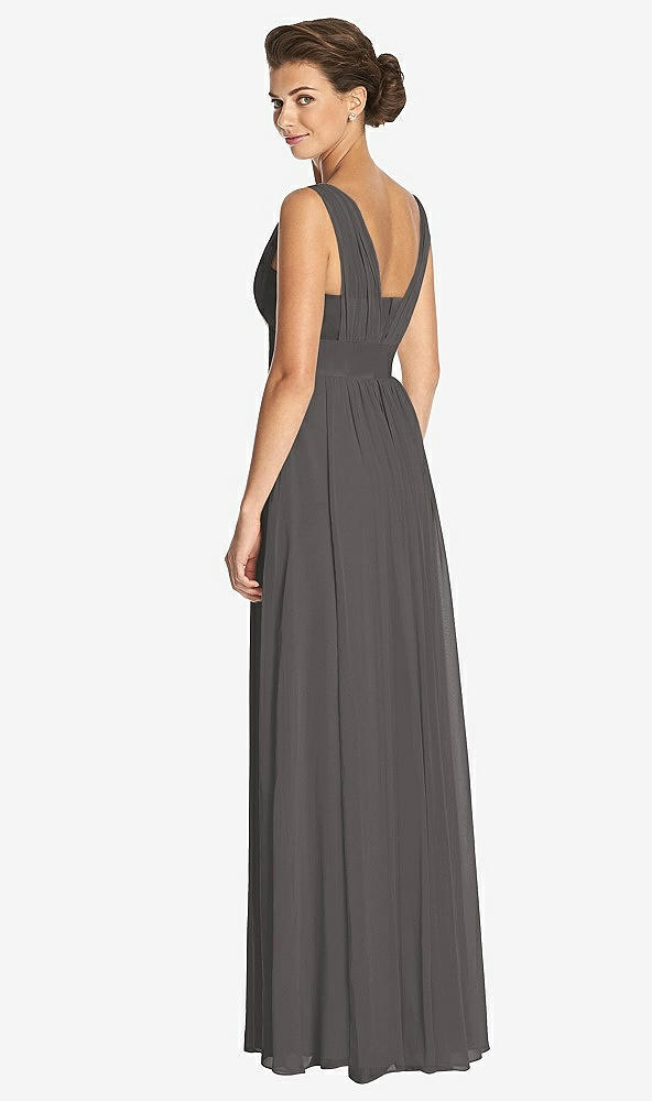 Back View - Caviar Gray Dessy Collection Bridesmaid Dress 3026