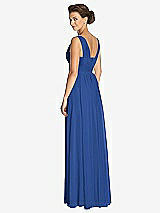 Rear View Thumbnail - Classic Blue Dessy Collection Bridesmaid Dress 3026