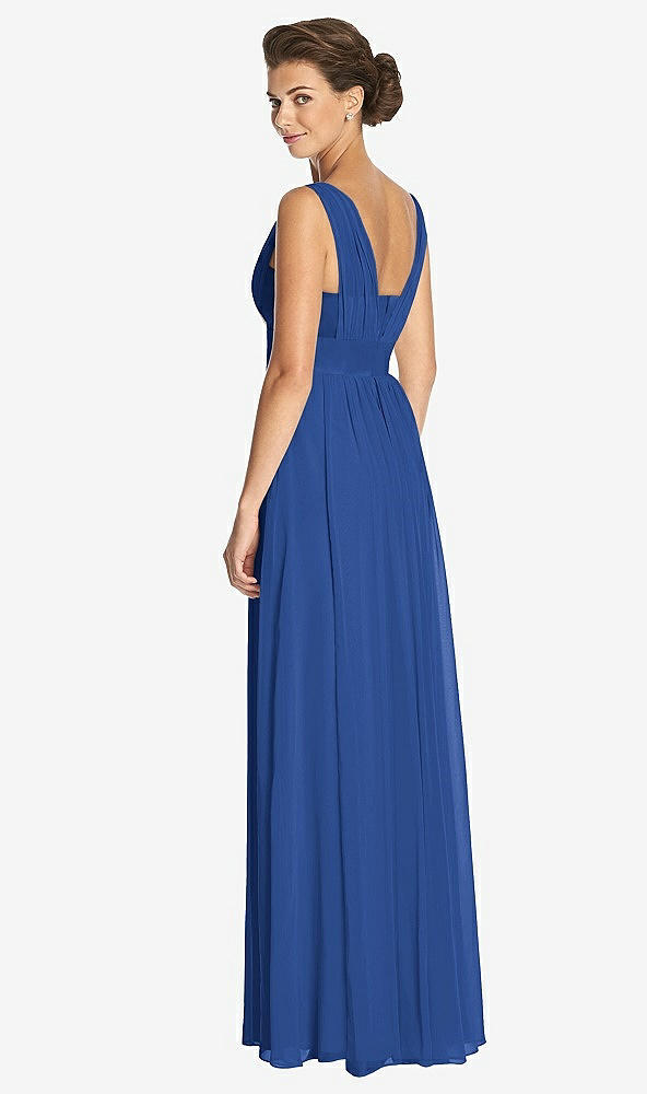 Back View - Classic Blue Dessy Collection Bridesmaid Dress 3026