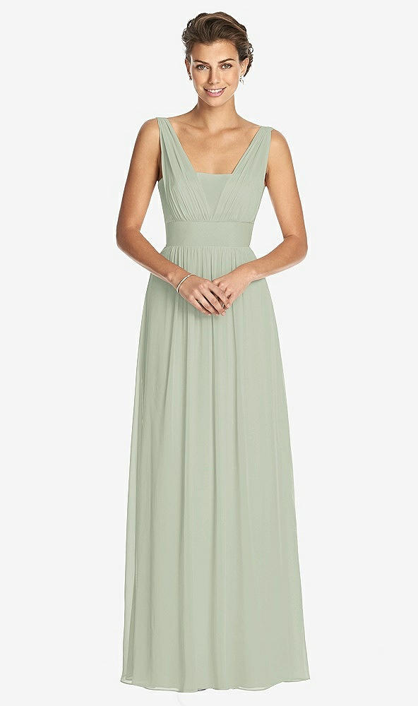 Front View - Celadon Dessy Collection Bridesmaid Dress 3026